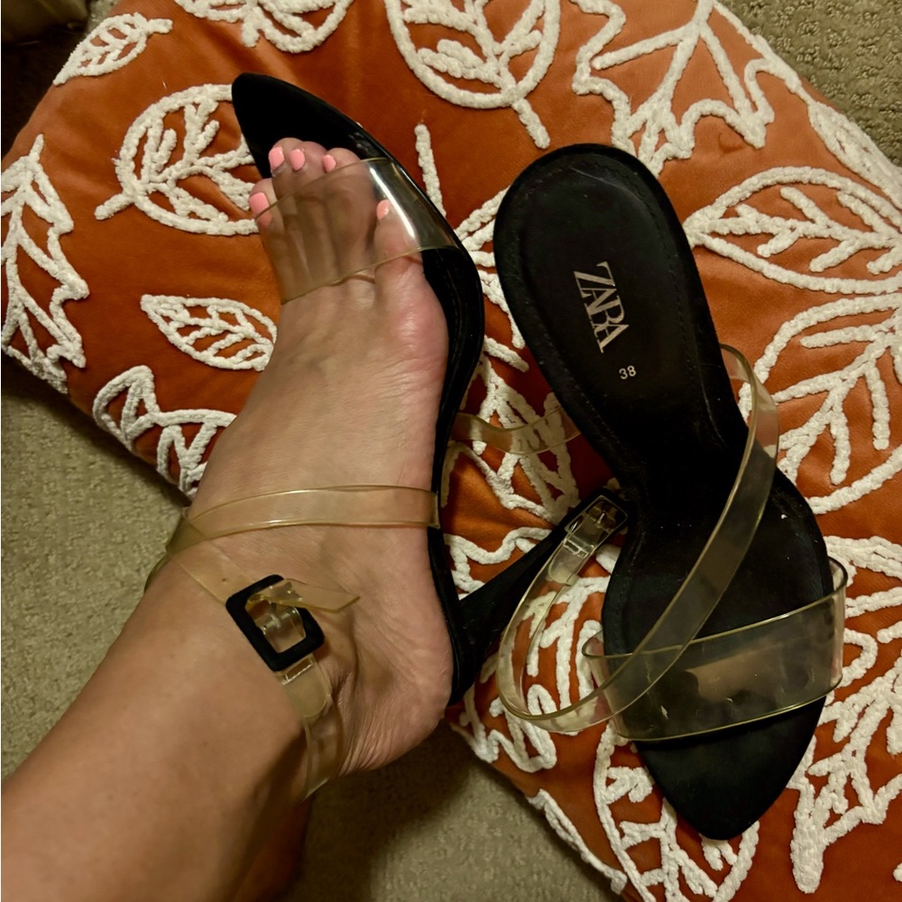 Strappy Zara heels